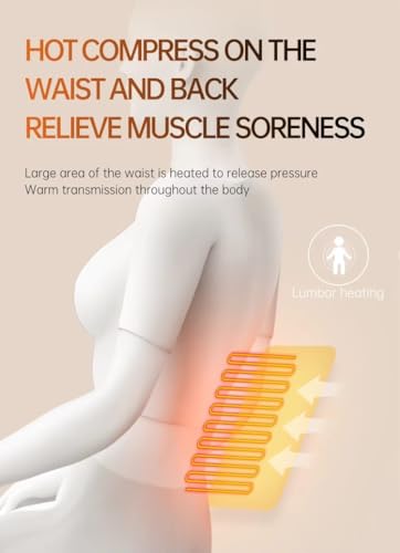 Silla De Masaje Puede Masajear La Cabeza, Los Hombros y El Cuello, y Se Puede Usar Tanto Sentado como Tumbado. Es Ideal para Relajarse, Descansar y para Uso Doméstico. (Gris)