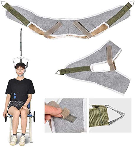Silla De Tracción Plegable, Dispositivo De Tracción De Estiramiento Cervical Marco De Tracción De Espondilosis Cervical Fisioterapia Alivio del Dolor,D (A)