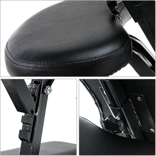 GLETSF Silla De Tatuaje Plegable, Silla De Masaje Profesional, Ligera Y Portátil para Salón De Tatuajes Y Masajes, Capacidad De Carga De 113 Kg.-Purple