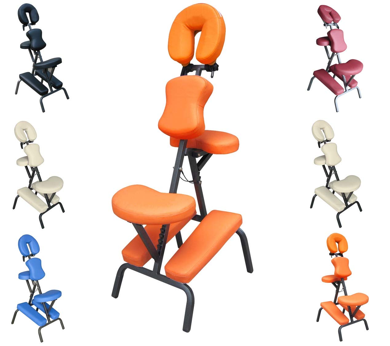 Polironeshop PAN - Silla ergonómica multifuncional profesional para masajes, tatuajes, estéticas y terapias – Silla ajustable y versátil para salones y centros de bienestar