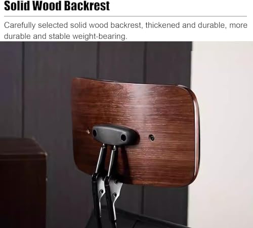 Silla ergonómica con altura ajustable, respaldo y reposapiés, ideal para masajes, spa y clínicas dentales, diseño rodante