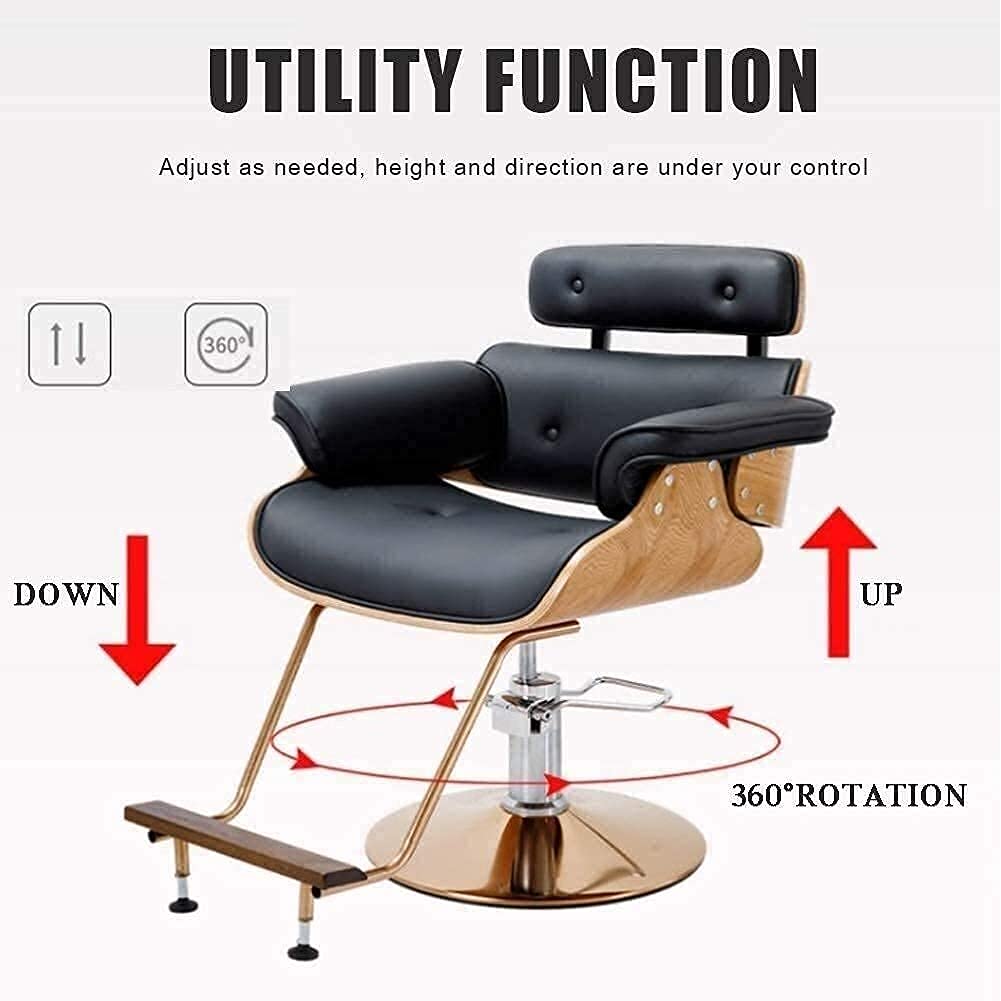 Silla De Salón Silla Hidráulica Para Negocios O Hogar, Salón De Belleza Sillas De Peluquero Para Estilista, Sillón De Peluquero Salón De Peluquería Silla De Peluquero De Moda Hidráulica (420 Libras)