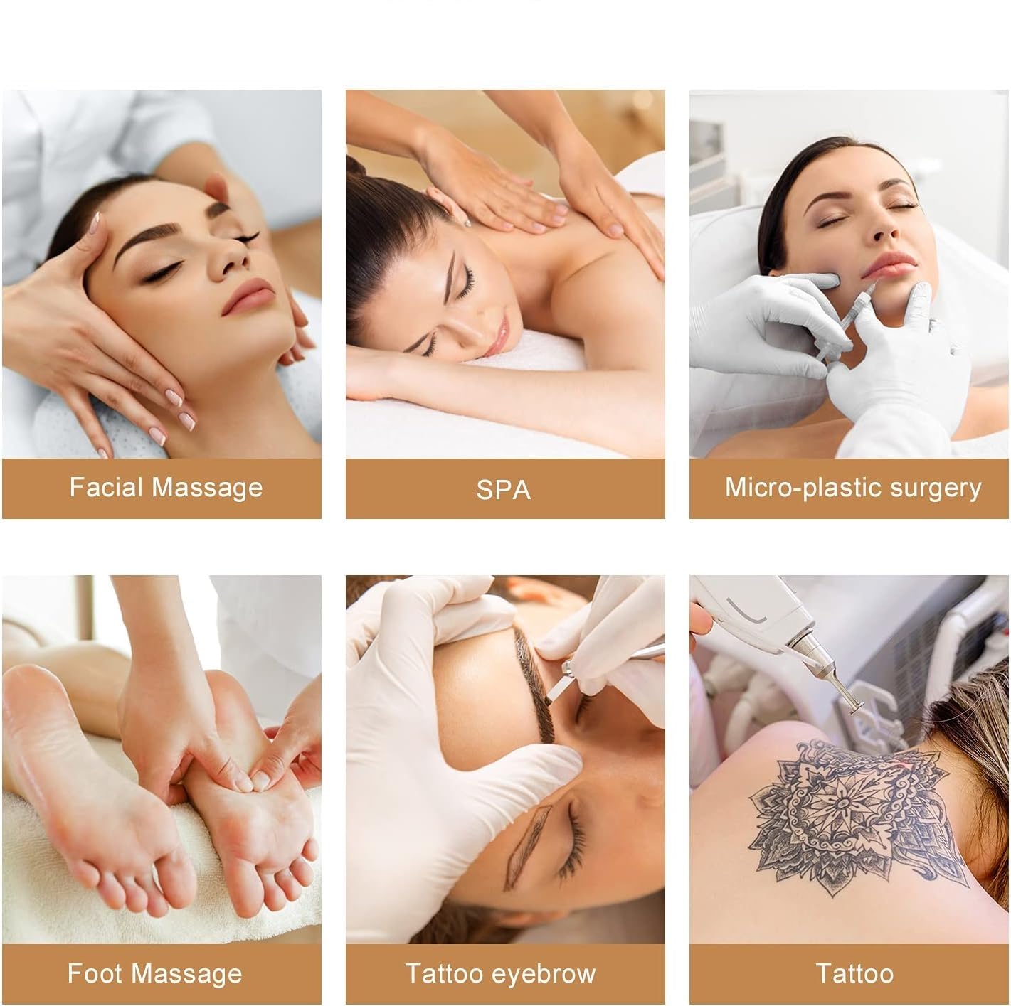 JINPALAY Camilla Masaje Plegable con Taburete 3 Zonas Cama de Masaje Profesional Fisioterapia Ajustable Reposabrazos Reposacabezas para SPA, Tatuaje, Facial, Pedicure Therapy (Negro)
